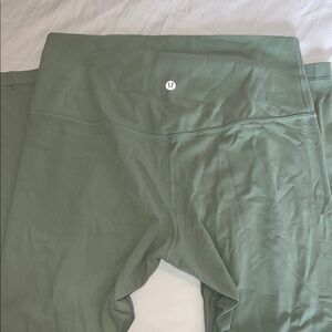 Lululemon Green High-Waisted Leggings